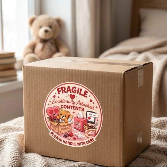 Other - Emotional Attachment Fragile stickers 60CT